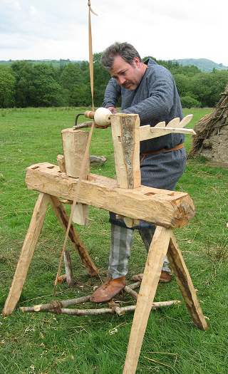 Anglo-Saxon Crafts - Wood Turning